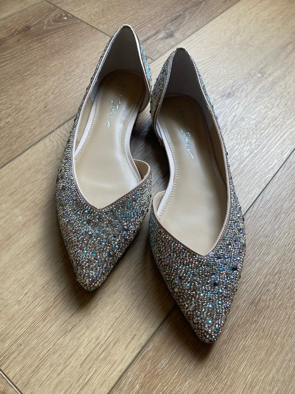 Betsey Johnson Reeve Rhinestone Flats - Picture 3 of 8